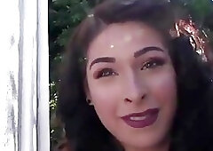 Cute shemale Alexas Scout sucks smashed by big black dick