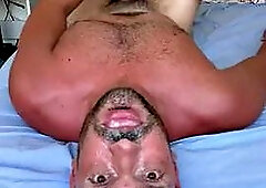 Snot, drool piss and cum on my bed