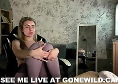 Tattooed Babe Teases on Cam