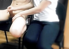 Experienced mother I'd like to fuck jerks off shlong to her bare boyfriend