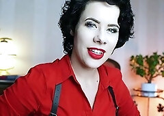 Madame Juliette After Class Spank Me Teacher Leather Gloves