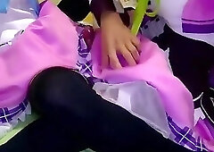 Two Japanese CD frottage