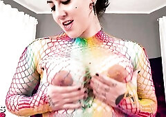 TGIRLSHOOKUP - Slutty T-Girl with anal sex machine and large ass