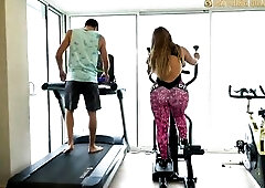 This Day we have a highly large moist bubble booty Venezuelan cutie picked up from the gym getting drilled hard at home. Her ideal booty will make u c