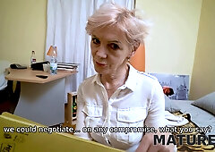 Dwayne Wolf's Agent in HD: Mature Euro Babe in Stockings Gets Hardcore Pounded