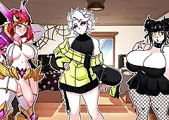 Showing My Fabulous Futa Outfit to Audrey and Violet
