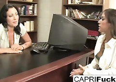 Capri Cavanni and Zoey Holloway Screw