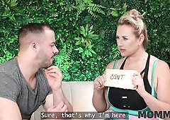 MOMMY4K. This guy Saw Her Large Melons and Booty and Could't control Himself