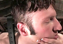 Chubby shemale domme likes punishing her slave