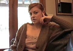 Foxy Redhead Vixen Once Again Seduces A Partner Who Wants Her Lesbian Loins