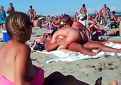 Couple Fucks At The Beach - public sex
