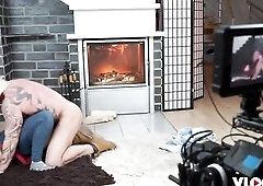 Breasty Hotty Wicky Drilled After Showing Off Her Plum Body