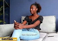 I watched this BLACK LATIN BABE TEEN silence her phone and take COARSE ANAL from my massive jock