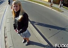 Seductive kelly candy gets huge wang into her tang