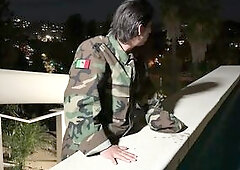 The commander escapes from a mission and stops to make a pit stop, then is greeted and has a blast from the past!