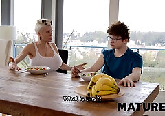 Tanya Virago and Jambie King's steamy mature sex tape, subtitled for your viewing pleasure