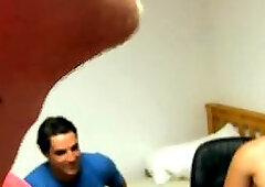 Gays arrange a foursome action