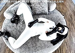 Latex CondomSuit Screwing Nun Climax