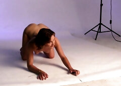 Redhead Teen Hot Chick Spreads Her Legs Wide Open