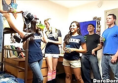 Dillion Harper and Roxxi Silver are enjoying dick-sucking so much