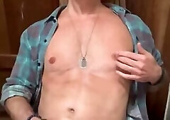 PowersOfMan Jacking Off And Nipple Play