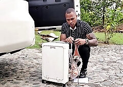 My boss doesn't know that when this guy's not around I screw his wife - Brandon Cruz & Mariana Martix