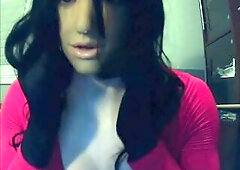 Jaw-dropping Jane Pt3! Unmasked female mask Reni is wicked and flashes her bazookas!