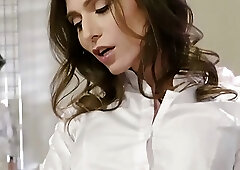 Tgirl Customer Getting Pounded At The Lingerie Shop