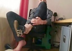 Horny piss action on webcam