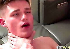 Twinks end the night with hot Christmas bareback fuck