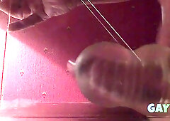 Daddy cum huge and moaning 2