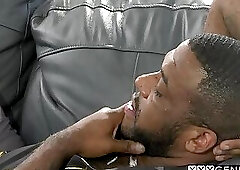 Big cock black client fucked shemale therapist after she deepthroated him