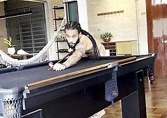 i was toying pool and showcased that my dinky is larger than the pool cue