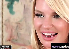 MommyBlows Best - Blonde Milf Gets Titty Fucked By Poolboy And Gives Footjob - Rachael Cavalli