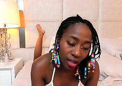 Hot Black Maid Does Some Webcam Black and Ebony