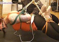 Preview: Perfect Session: Spanking, Suspended Shibari Hogtie, Vibrator Orgasms - Verified Amateurs