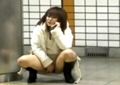 Delicious Japanese groped on the train and she loves it, she has a loud happy ending