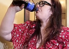 Brace yourself for a wild, up close experience watching me whilst I'm and as I drink down soda, chugging every fizzy sip with intensity. U will h