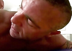 Gay bear pounded by straighty