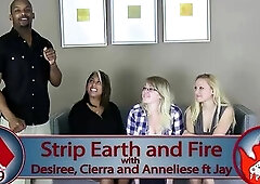 Earth and Fire ignites a fleshly battle between Desiree, Cierra, and Anneliese as they strive to make every other orgasm during the time that resistin