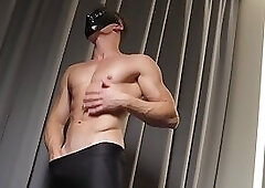 Big Dicked Muscle Masseur Twitches in Post Orgasm Convulses