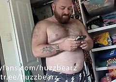 Big bear with a belly gets some love from a grizzly in a gay affair