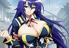 Large breasts, nipple play