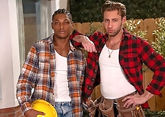 Interracial sex scene wtih Dom King and Ty Santana