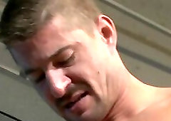 Jocks suck and fuck in locker room