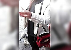 Talking to her about her nylons