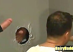 Group Sex at the construction site Gloryhole