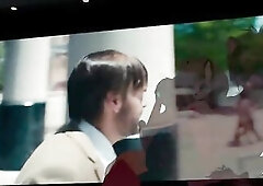 I sneakily rub myself whilst watching a clip with company