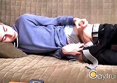 Couch Orange Solo Gay Porn Tube