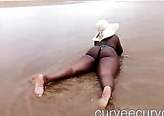 a quickie at the beach with a local man